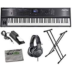 Kurzweil Forte SE 88 Weighted Hammer Action Stage Piano w/Geartree Cloth, Stand 