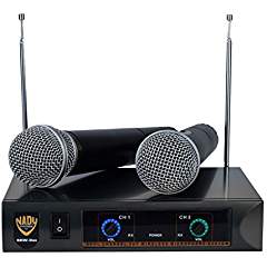 Nady DKW DUO HT B/D VHF Dual Wireless Handheld Microphone System - includes 2 microphones